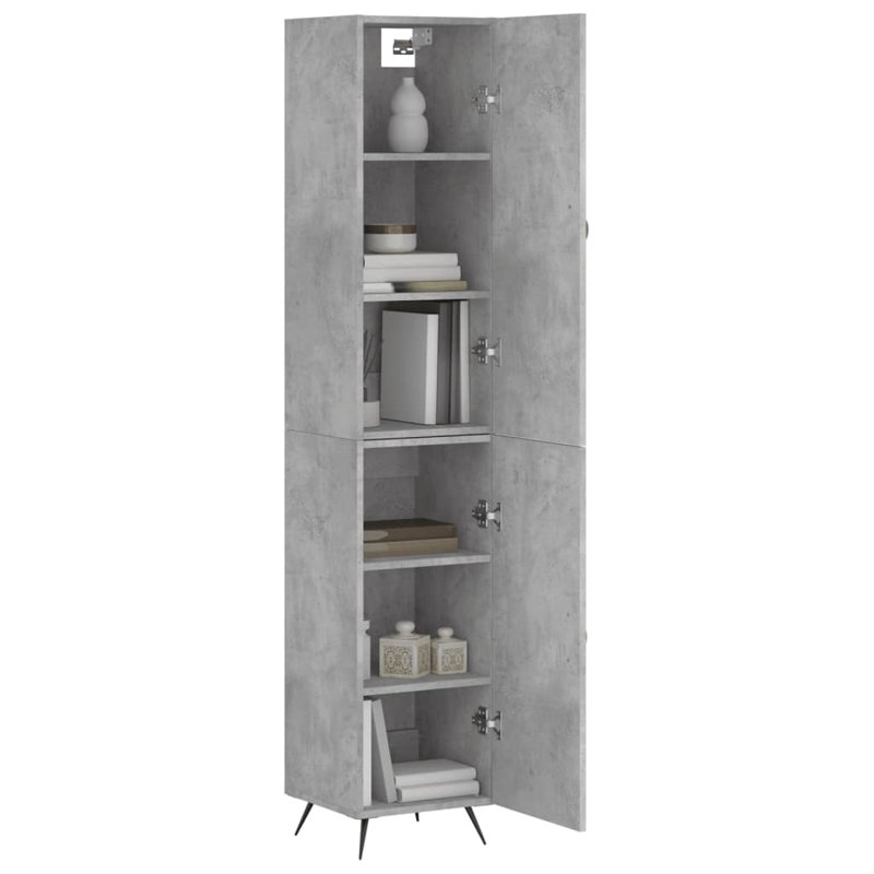 34.5cm Sideboard, Concrete Grey