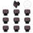 1 3/16" Length Square Knob Multipack-42026346