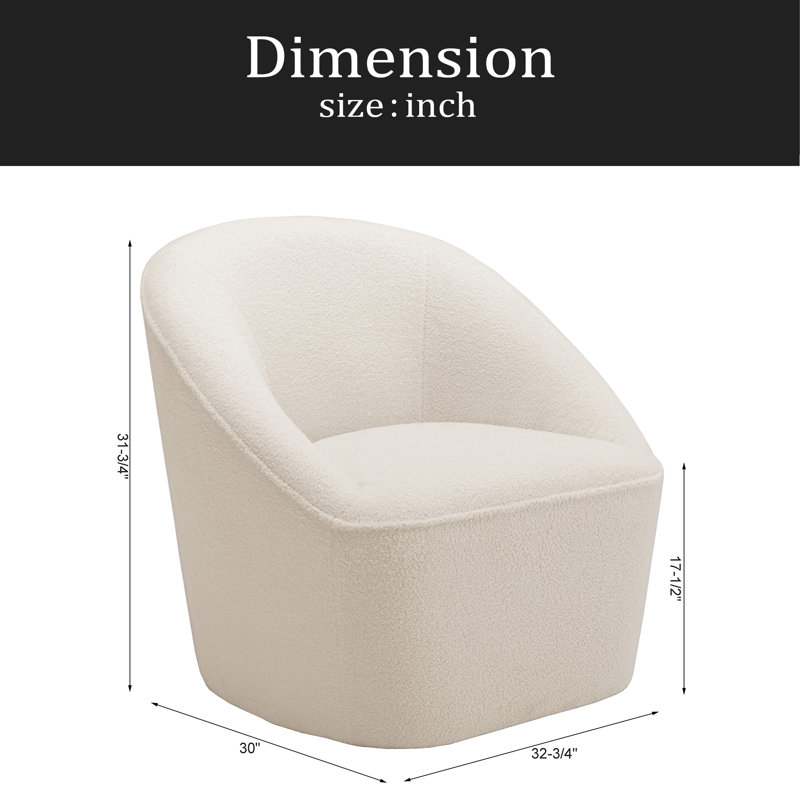 Fauteuil pivotant Boucle