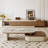 Simple oval multi-functional coffee table-106473889