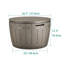 Alpen Home Rolde 67cm W 27L Resin Lockable Deck Box-1247769329