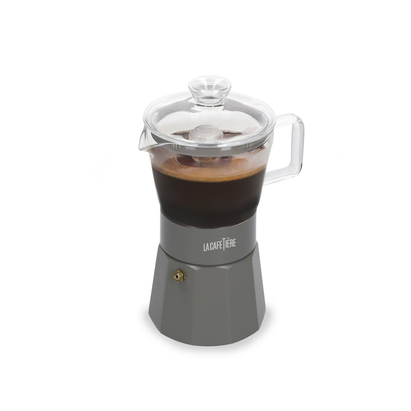 La Cafetière Glass Espresso Maker, Latte