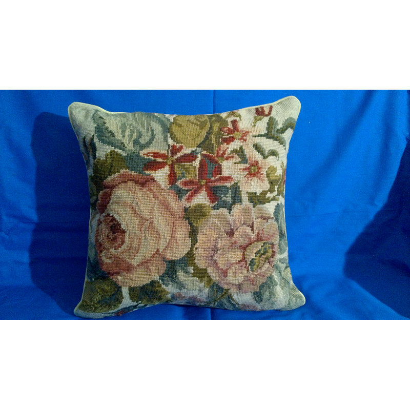 Housse de coussin en laine Dule Old Roses