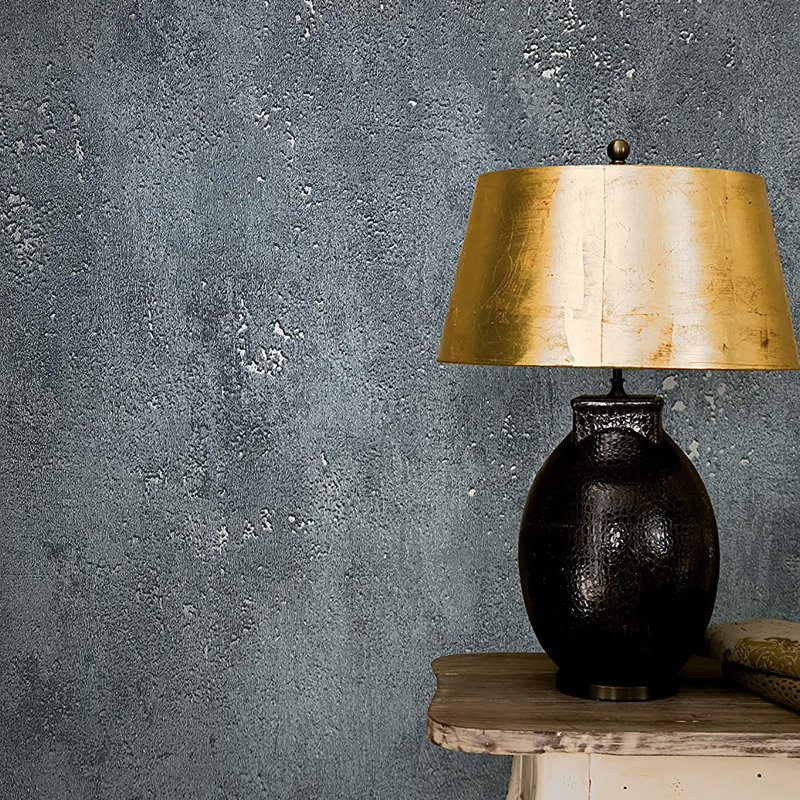 Kavalier Plain Painted Texture 10.05M X 53Cm Metallic Elements Wallpaper Roll