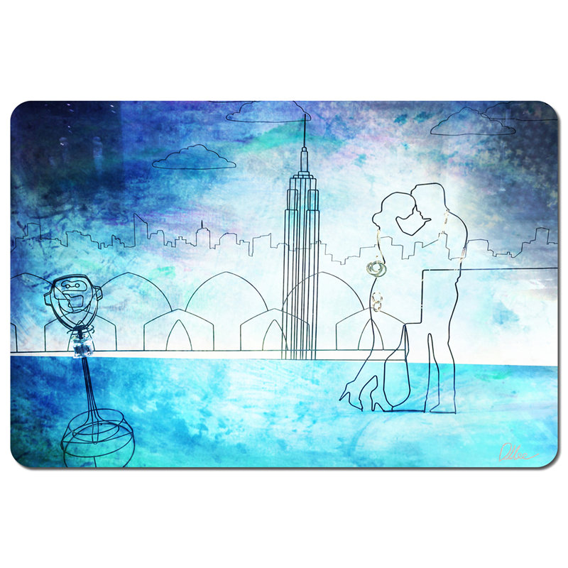 Chartoff Polyester-Coated Hardboard No Pattern Rectangle Placemat