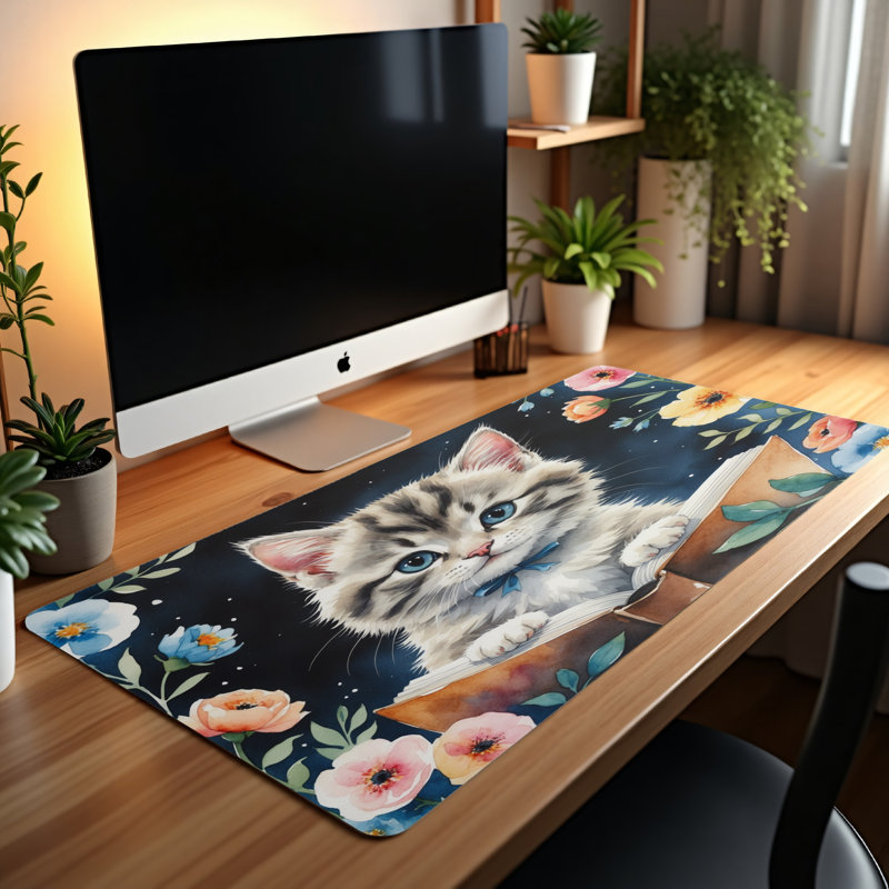 Polyester Desk Pad, 23.6x13.8