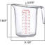 Pichets de mesure en plastique incassables Melissa, paquet de 2 carafes de mesure de qualité alimentaire, capacité de 8 tasses, 2 pintes empilables et lavables au lave-vaisselle, idéales pour la farine de vinaigre à l'huile, plus-116328150