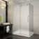 Langham 48" W x 35" D x 77.5" H Frameless Rectangle Sliding Shower enclosure with Base Included