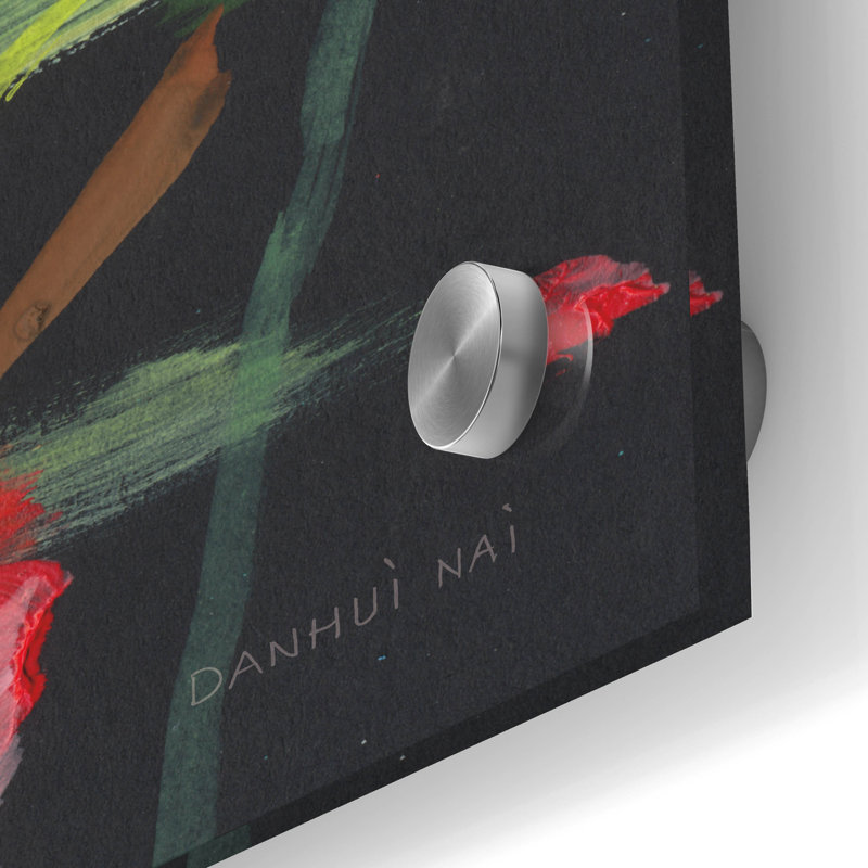 «Brightness Flowering Panel 2» par Danhui Nai, art mural en verre acrylique