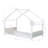 Twin Metal Canopy Bed Storage House Bed-955100069