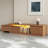 Modern Extendable TV Stand with LED Lights Media Console for TVs up to 110''