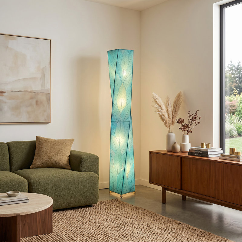 Gertie 72'' Novelty Floor Lamp, Sea Blue