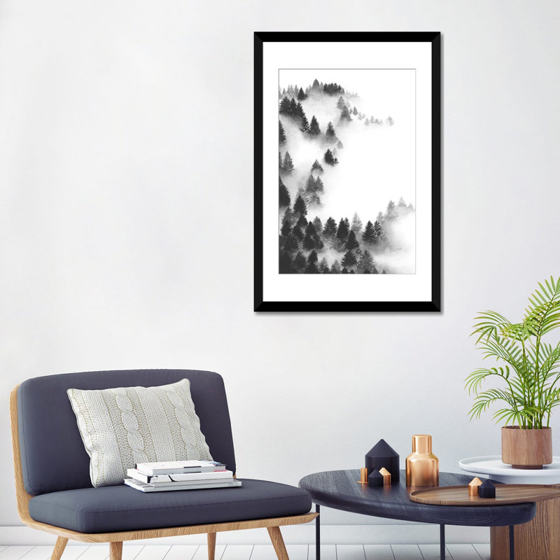 « abondance », impression sur toile, Papier d'art encadré noir, Blanc, H 32 po x l 24 po x P 1 po