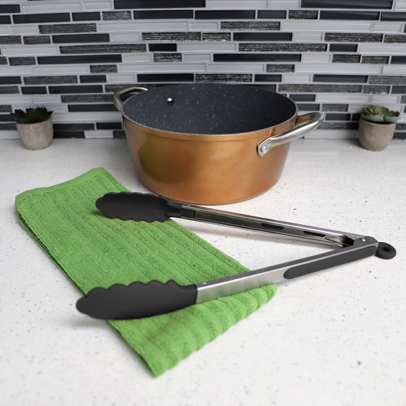 Pince de cuisine en acier inoxydable 