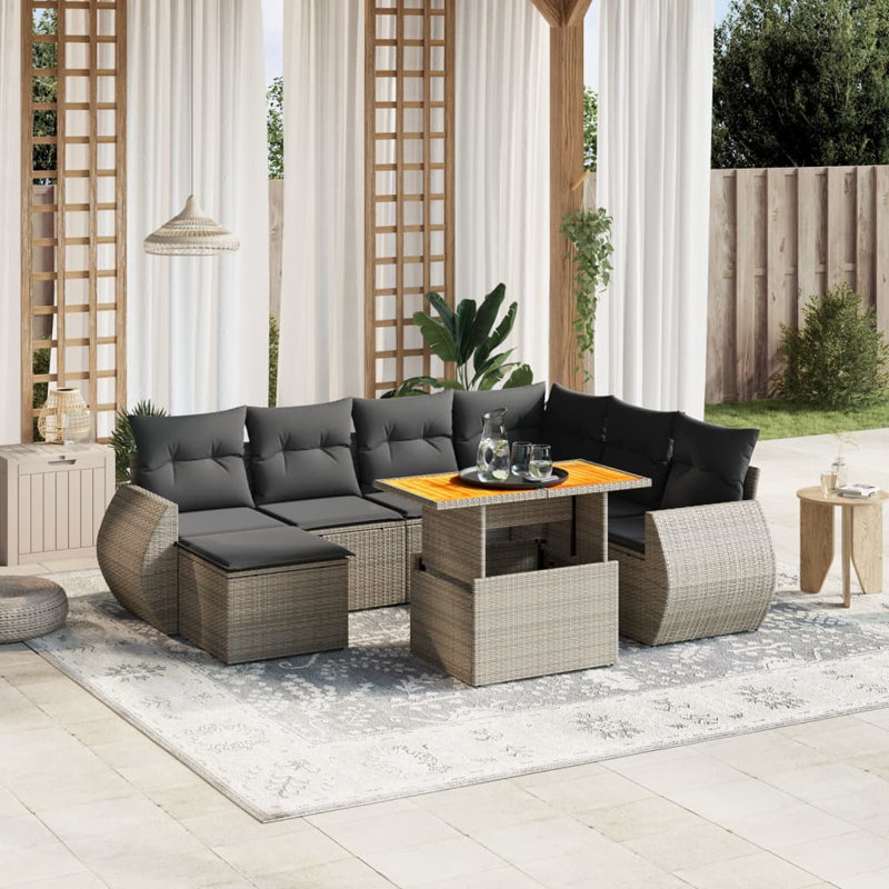 Ensemble de canapé de jardin Vidaxl