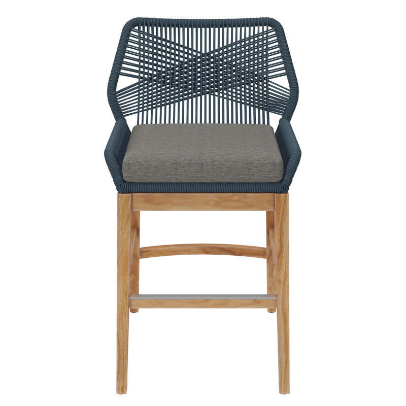 Tabouret de bar Wellspring, Bleu
