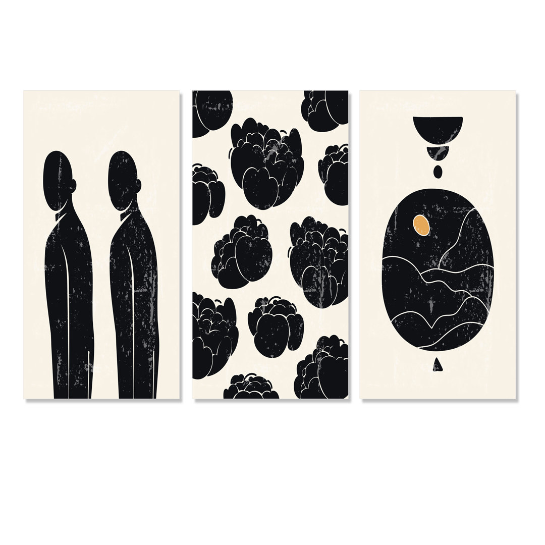 3 - Pieces Red Barrel Studio® 