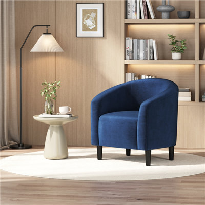 Robeson 28" Wide Velvet Barrel Chair