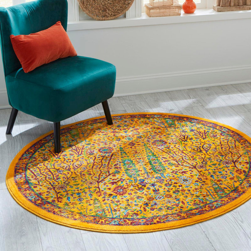 Indoor Rug, Round 5'3"
