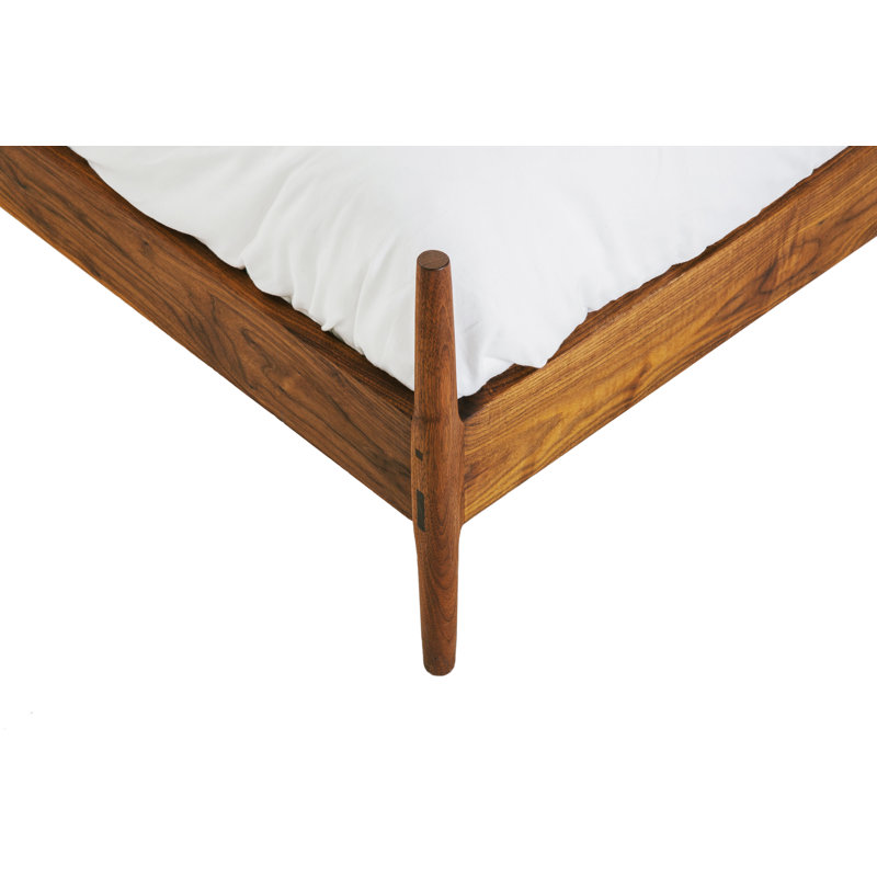 Dansk Solid Wood Bed, Queen, Walnut/Maple