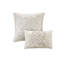 8 ensembles d'édredon - Sophistication brodée rembourrée et imprimée pour la chambre à coucher Grace Elegance comprend un édredon 2 taies décoratives, des coussins décoratifs européens et des 8 pièces lavables à la machine-120218047