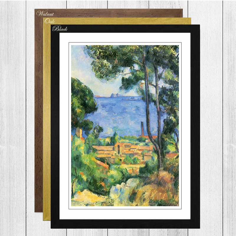 Paul Cezanne - Single Picture Frame Painting, Walnut