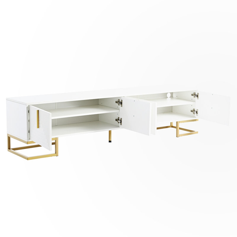 Armoire d'appoint Gared, Blanc