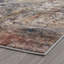 Tapis bleu marine / beige / gris à motif abstrait Sascha-2136736785
