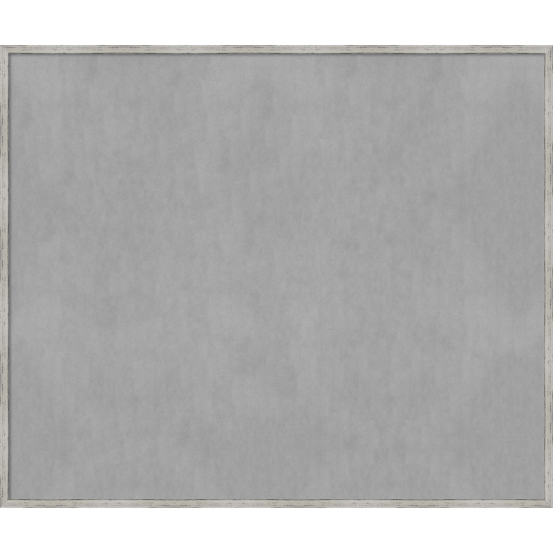 Tableau magnétique magnétique en métal, 41" H x 49" W x 1" D