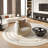Butter wind negotiate curved sofa