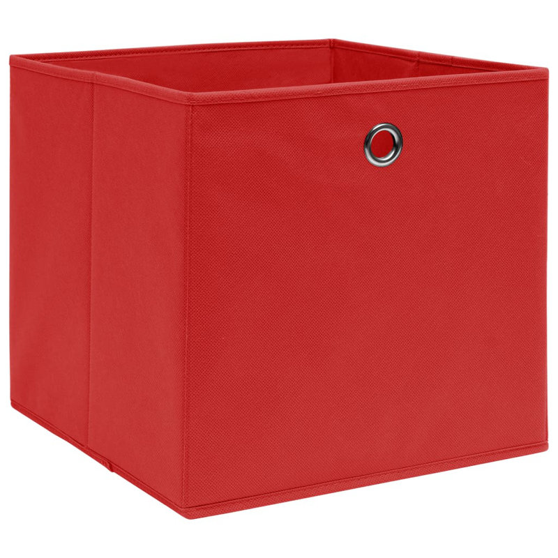 Rebrilliant Fabric Decorative Bin, Red