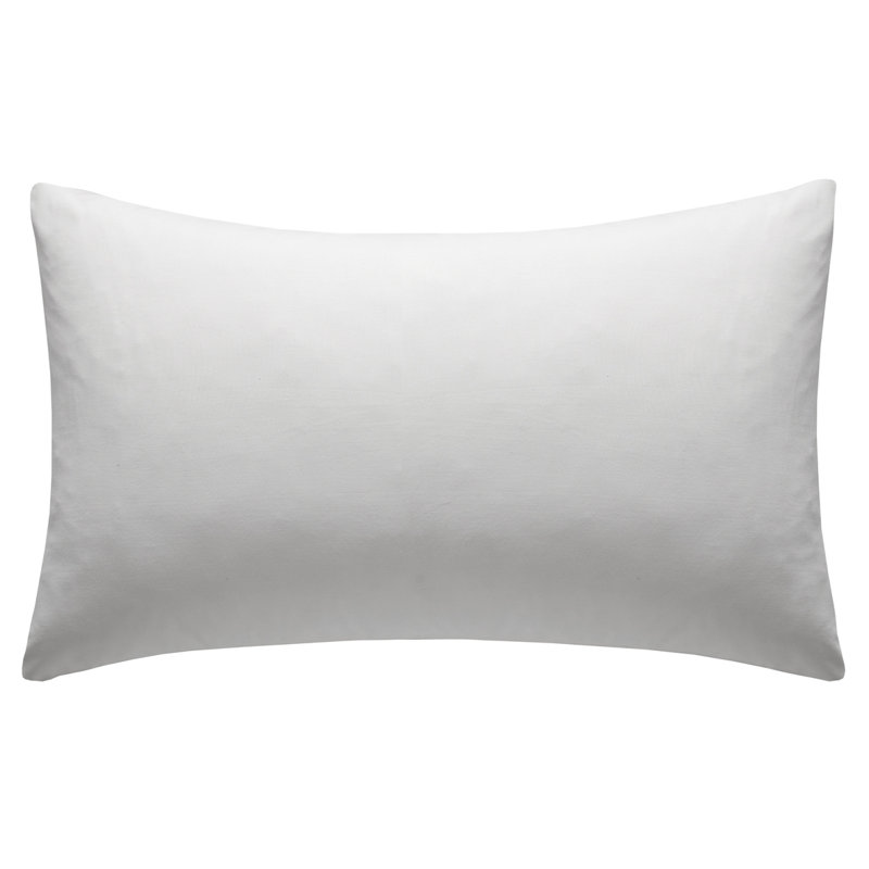 Easy Iron Percale Standard Pillowcase, White