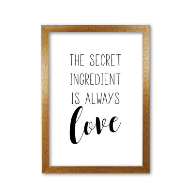 The Secret Ingredient - Print