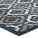 Modway Kalinda Rustic Vintage Moroccan Trellis Area Rug in Beige, Moroccan Blue and Ivory