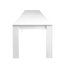 Bureau extensible blanc, console jusqu'à 118,50 po, table pratique et peu encombrante, console 118,50 po, pour chambres