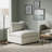 Caylie Armless Slipper Chair - Ivory-1555482990