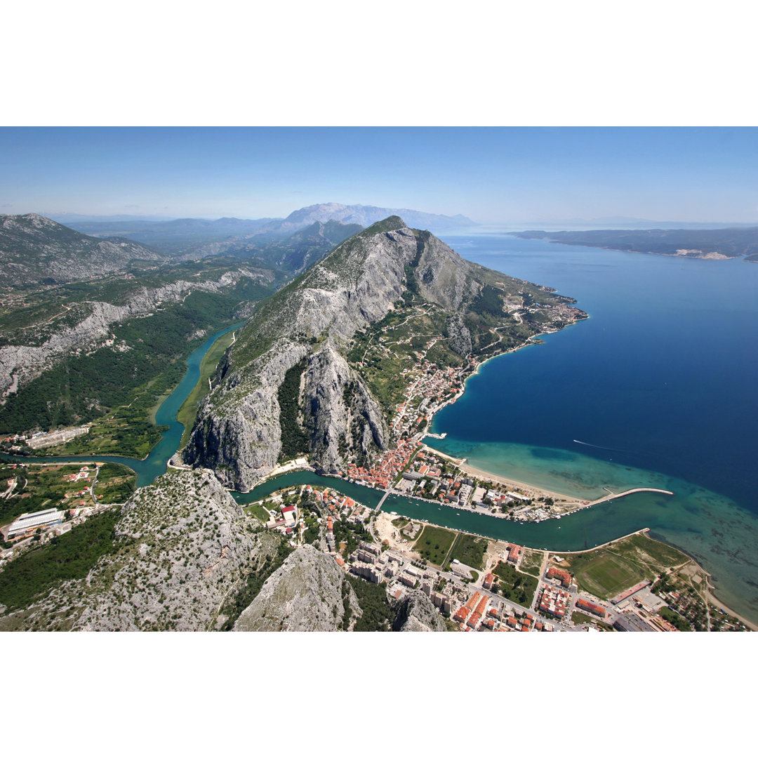 Aerial Omis - Leinwandbild