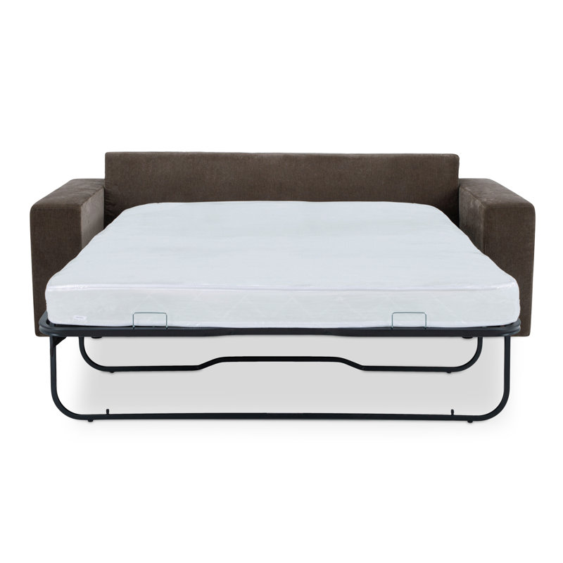 Kiran Sleeper Sofa, Charcoal Velvet