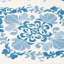 Tapis floral en cachemire 8 pi x 10 pi avec envers antidérapant en TPE, tapis décoratif doux pour le salon ou la chambre à coucher, bleu-220410518-226312515