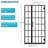 34" W X 72" H Pattern Glass Shower Door In Matte Black. Beautify Bathroom Interior. Quality Construction. Easy Clean Feature. Professional Installation Suggested Create A Stylish Bathroom. Build. To