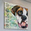 « pop art boxer mugshot » par stéphanie gerace, reproduction d’art sur toile tendue-17648695