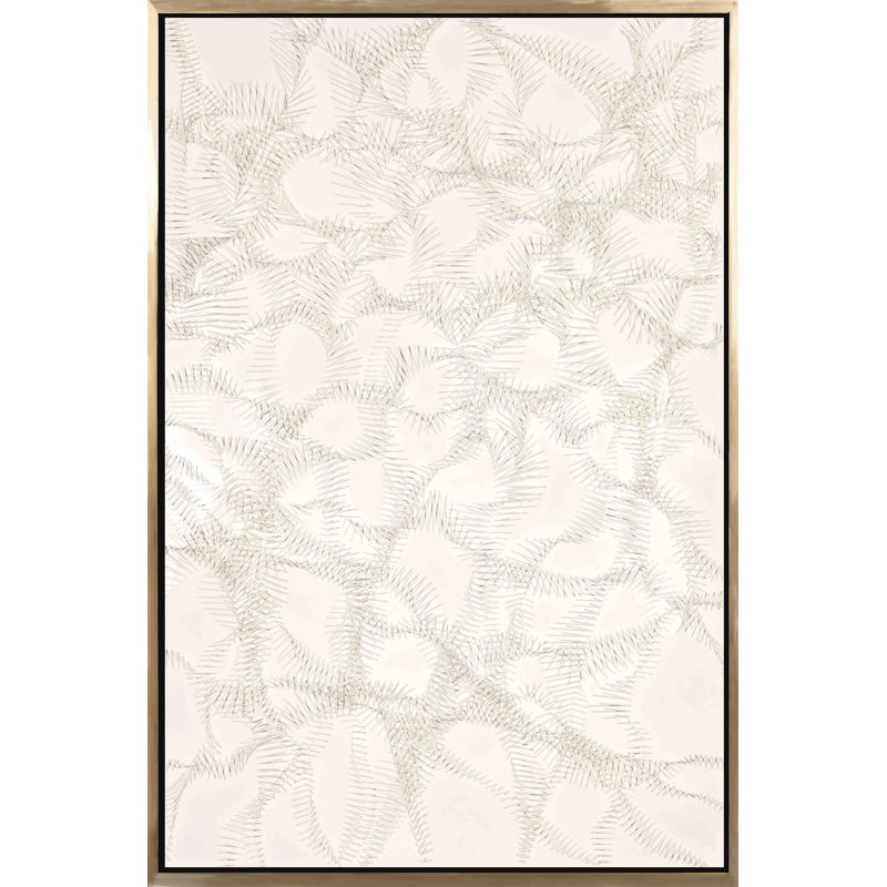 Seaside Pickets Painting, 36" H x 24" W