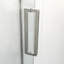 Porte de douche 34-1 / 8 "X 72" Cabine de douche semi-sans cadre à charnière, 5/16 po (8 mm), argent brossé
