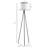 Arc Floor Lamp with Remote Control, Dimmable LED Floor Lamp with 3 Color Temperature, Black Standing Lamp with Rattan & Fabric Double Drum Shade, Boho Farmhouse Tall Pole Lamp for Living Room Bedroom
