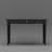 Classic Rubberwood Writing Desk With Turned Legs And Storage Drawer - Timeless Design For Home And Office