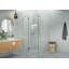 Halo 44 in. x 47 in. x 78 in. 90-degree Fully Frameless Glass Hinged Shower Enclosure-423701317