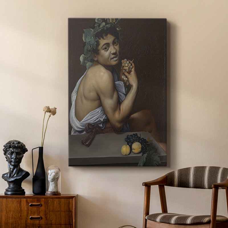 «Young Sick Bacchus», toile tendue par Caravaggio, 24 po x 36 po