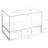 Riverdale Bathroom Acrylic Tissue Box Cover