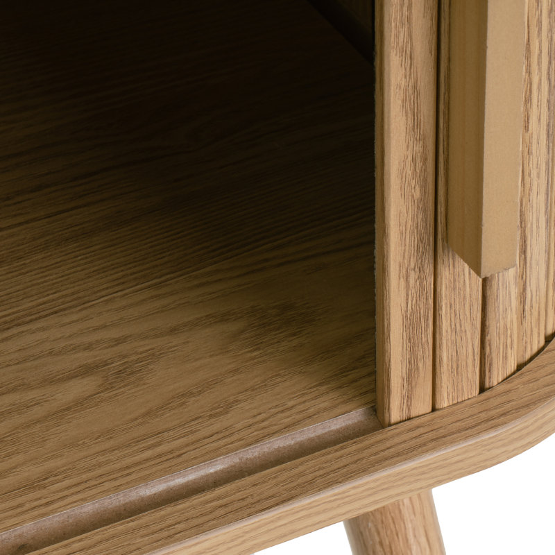 Bansom 40cm W Manufactured Wood Bedside Table