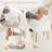 Modern Vanity Stool Chair With 4 Metal Legs And Storage, Multiuse Foot Rest For Makeup Room Bedroom-46305013